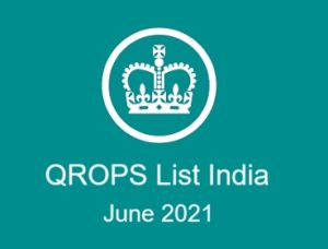 QROPS List India June 2021